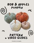Bob & Apples Pumpkin ✦ Pattern & Video Tutorial