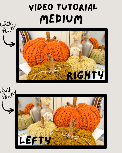 Braidy Bunch Pumpkin ✦ Pattern & Tutorial (Righty & Lefty)