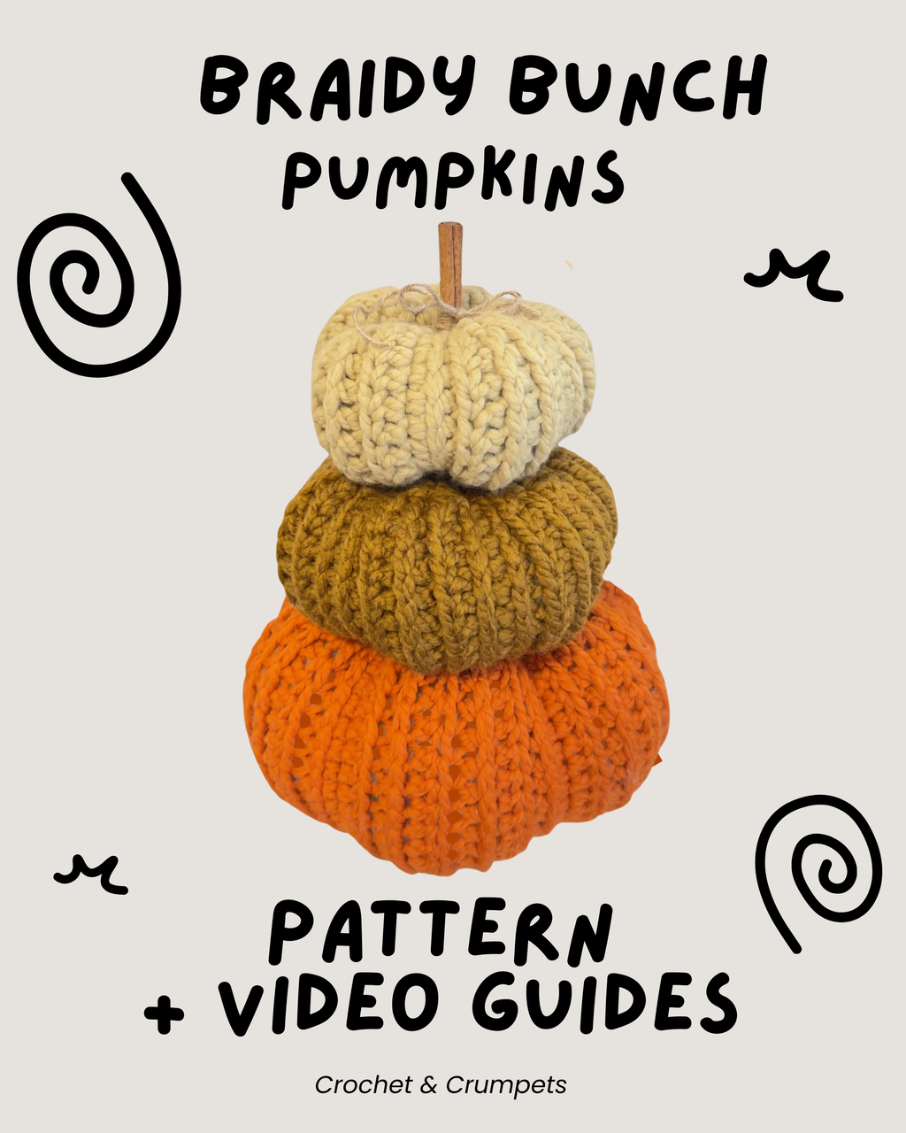 Braidy Bunch Pumpkin ✦ Pattern & Tutorial (Righty & Lefty)
