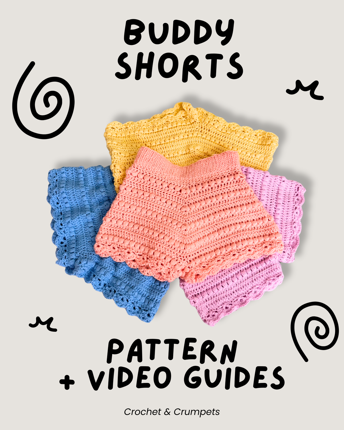 Buddy Shorts ✤ Pattern & Video Tutorial (Lefty + Righty)