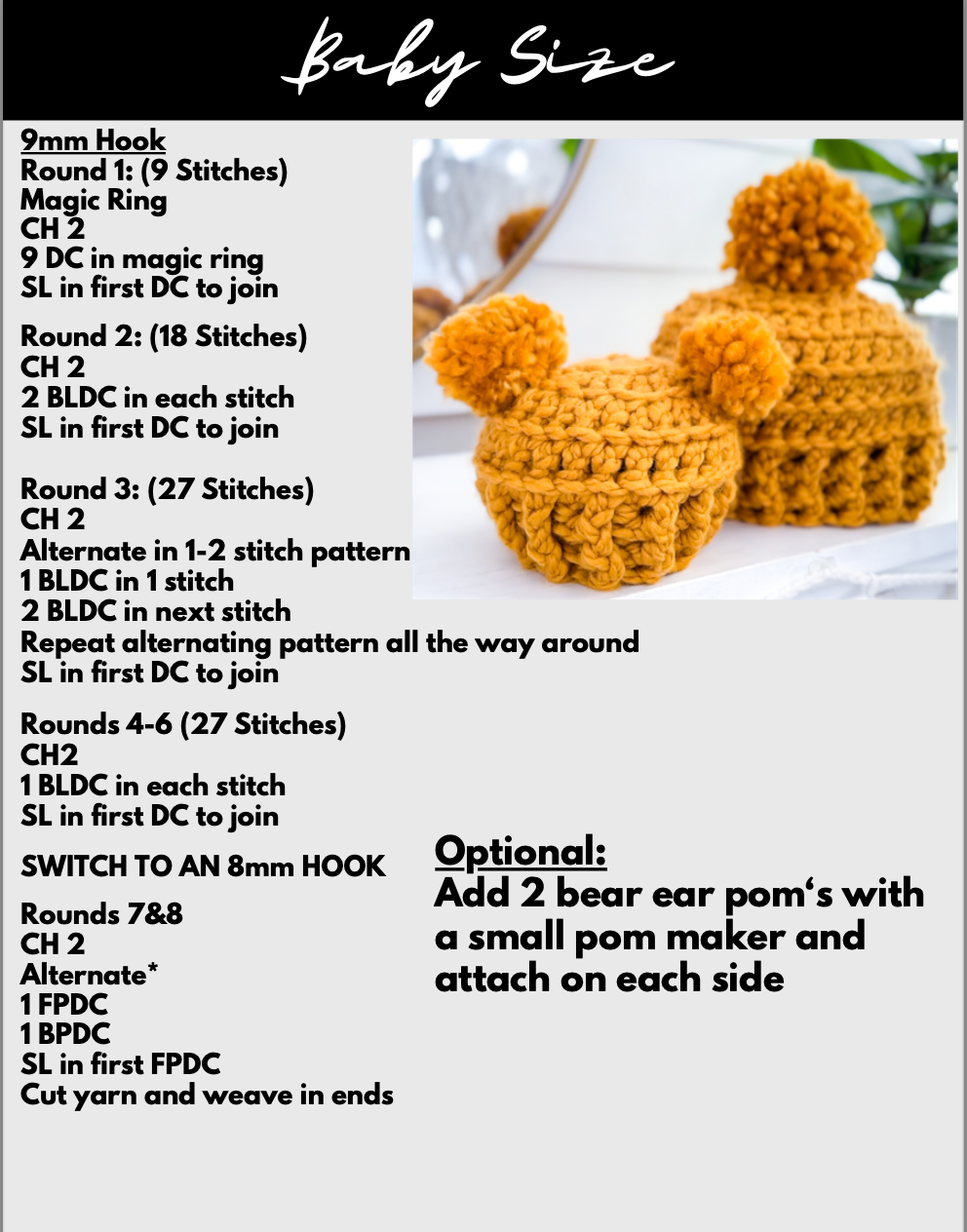 Chunky Beanie Pattern & Tutorial + Candy Cane Lane Beanie Tutorial
